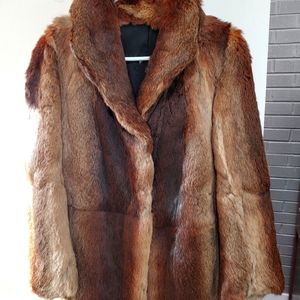 Vintage Polo Norte Rabbit fur jacket.